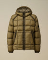 C.P Company Hooded Down Puffer - FUNGI GREY