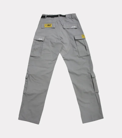 Corteiz Mula Guerillaz Cargos – Grey/White